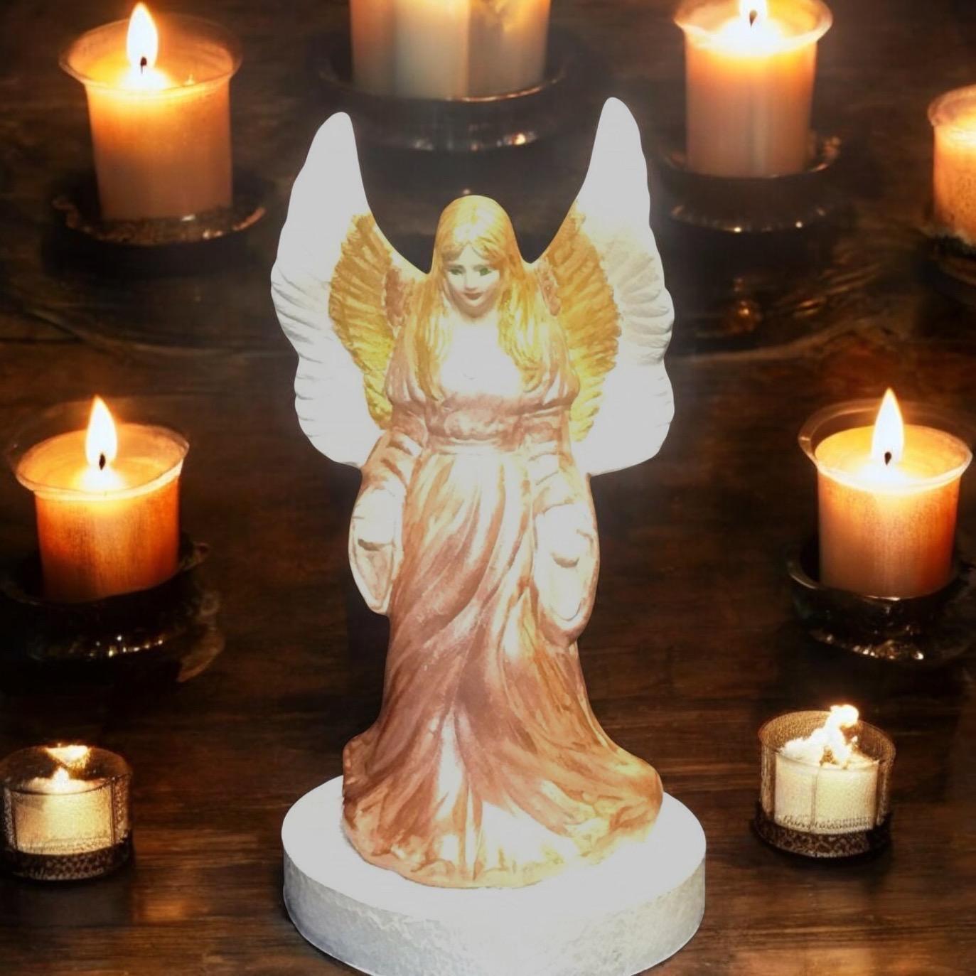 Ethereal Guardian Angel Statue