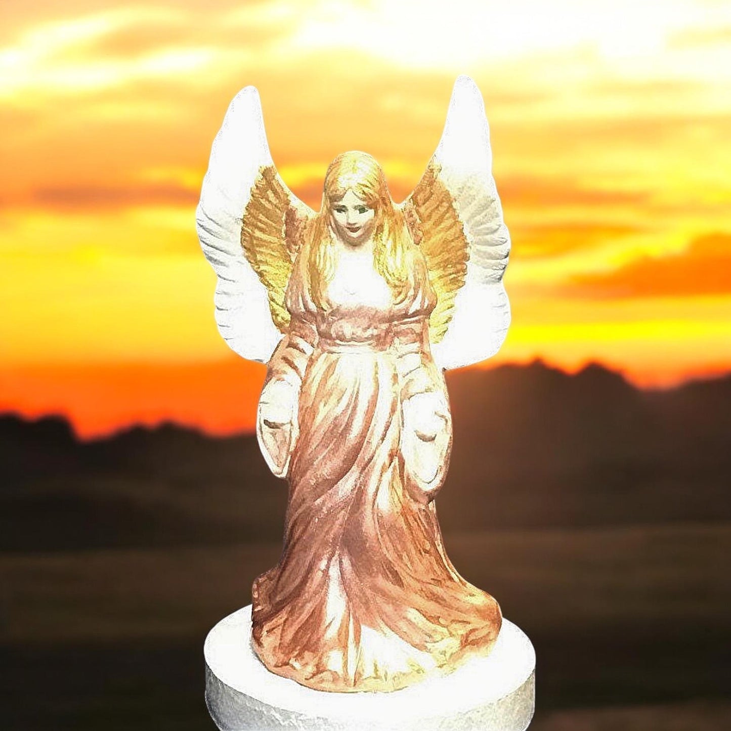 Ethereal Guardian Angel Statue
