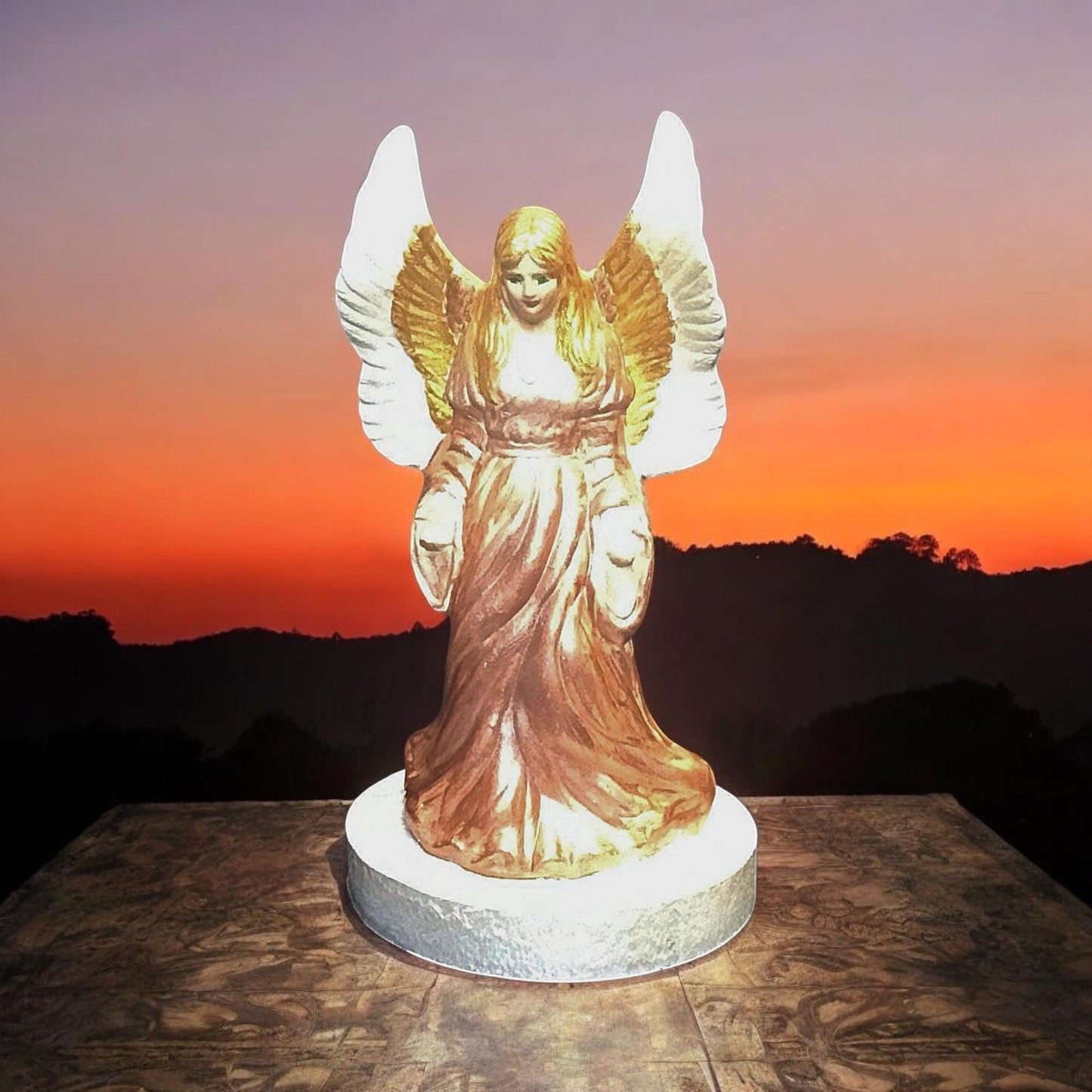 Ethereal Guardian Angel Statue
