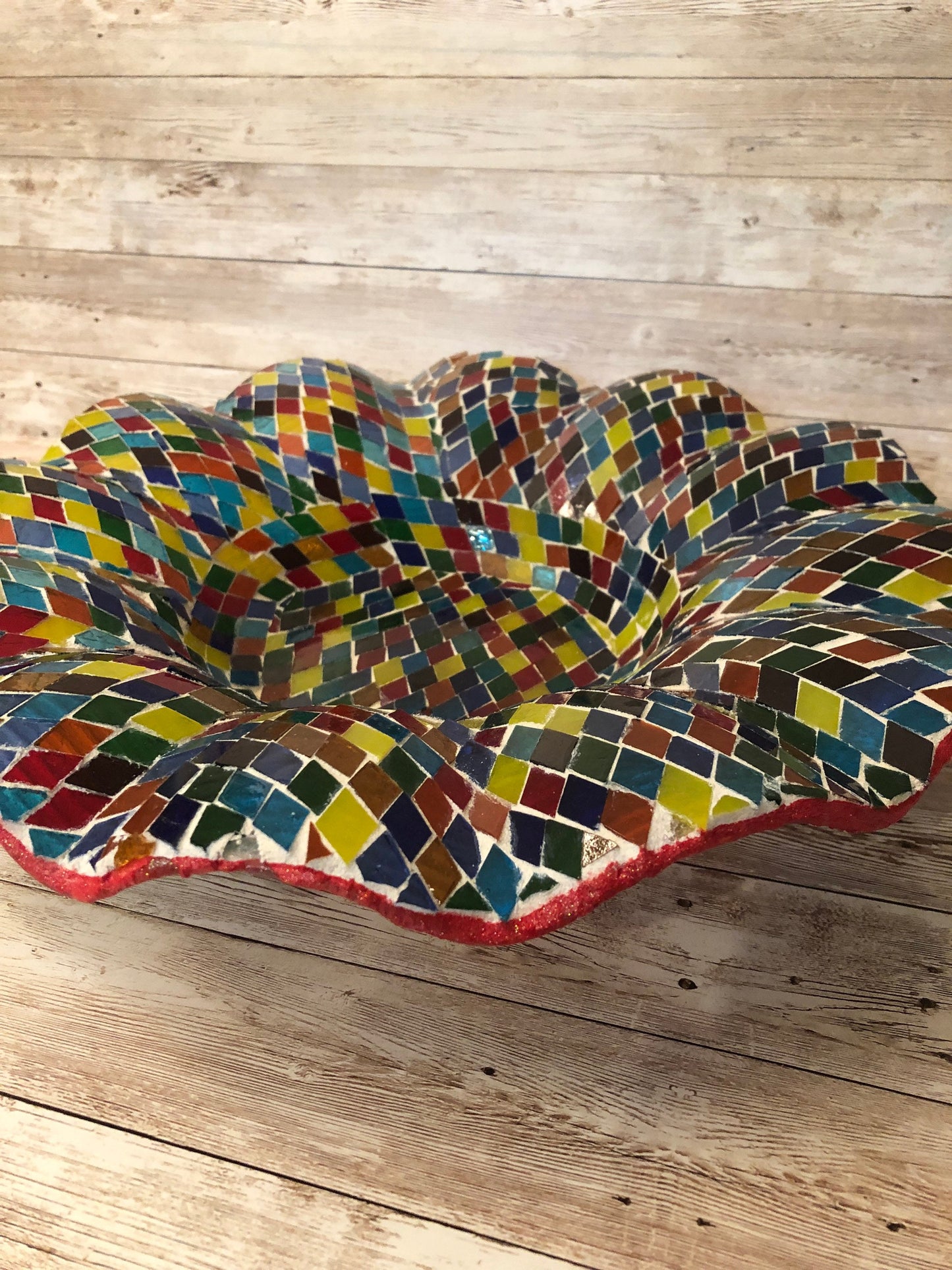 Wave shaped Bowl | Mid-Century Modern Decor