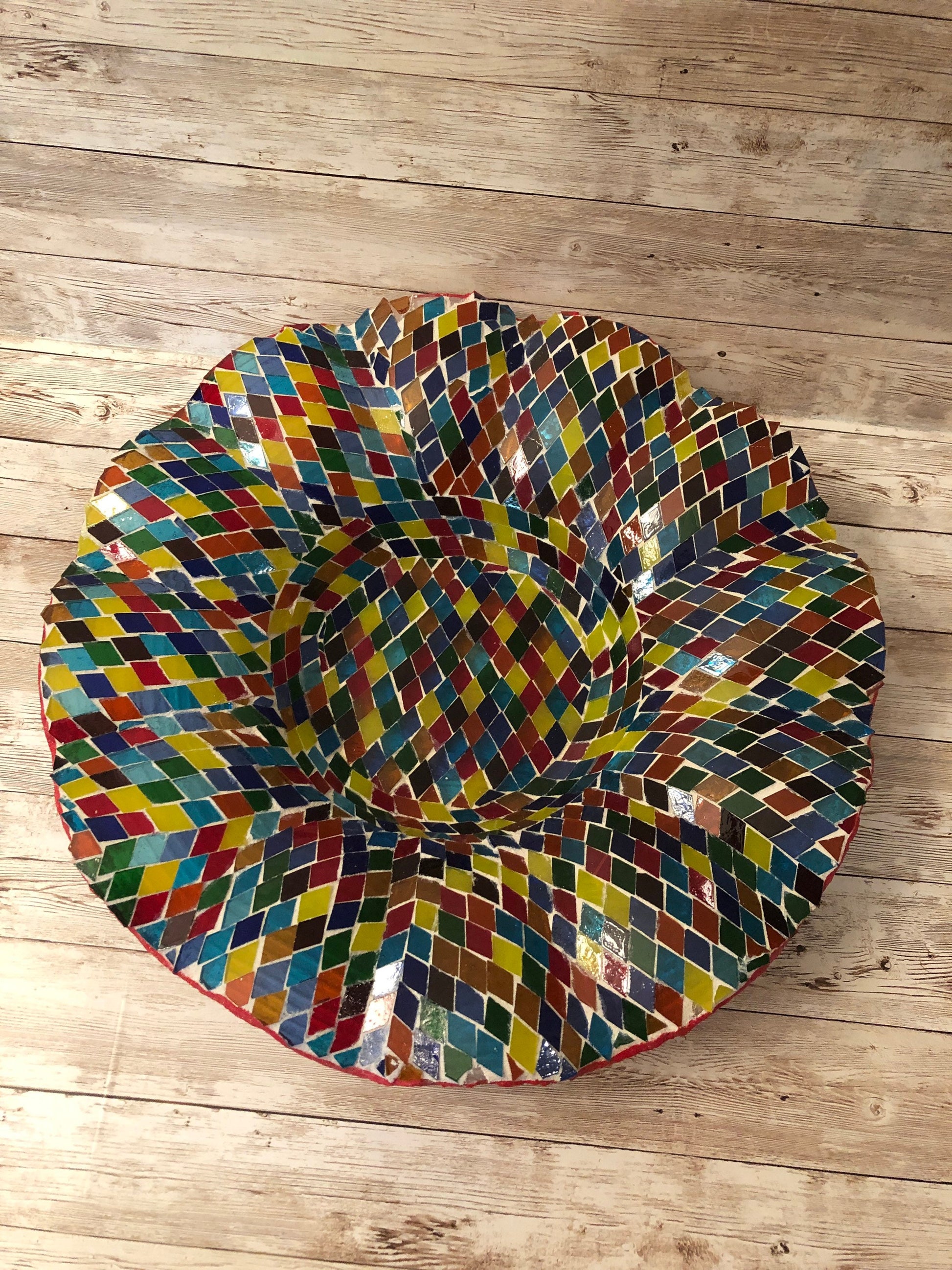 Wave shaped Bowl | Mid-Century Modern Decor