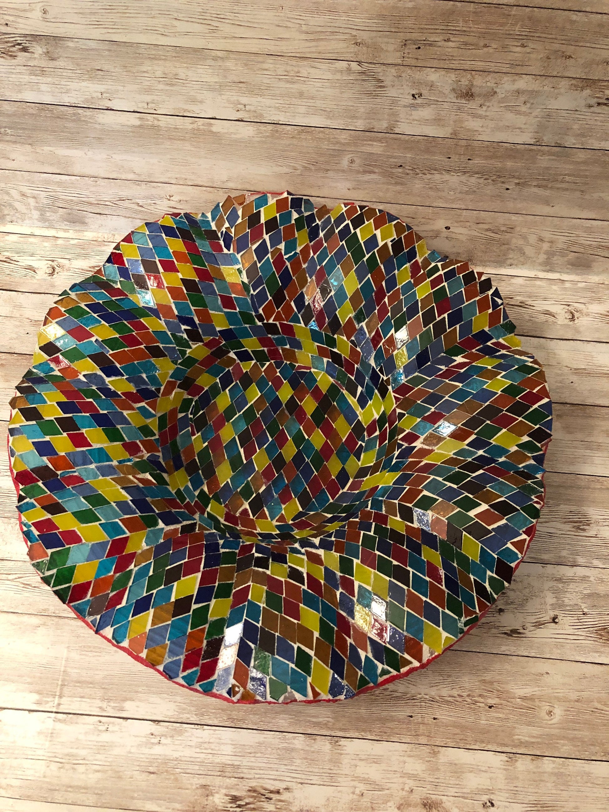 Wave shaped Bowl | Mid-Century Modern Decor