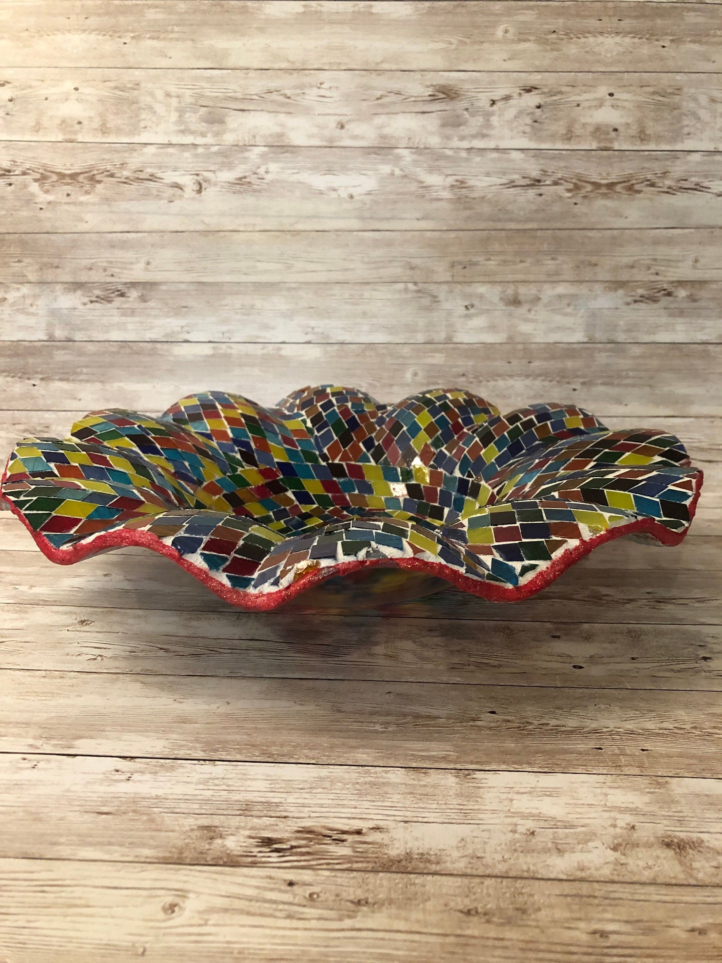 Wave shaped Bowl | Mid-Century Modern Decor