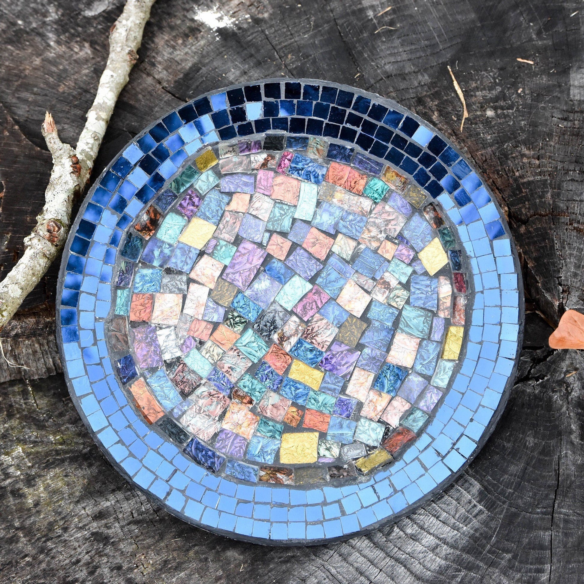 Blue Glass Wall Art|Free Shipping