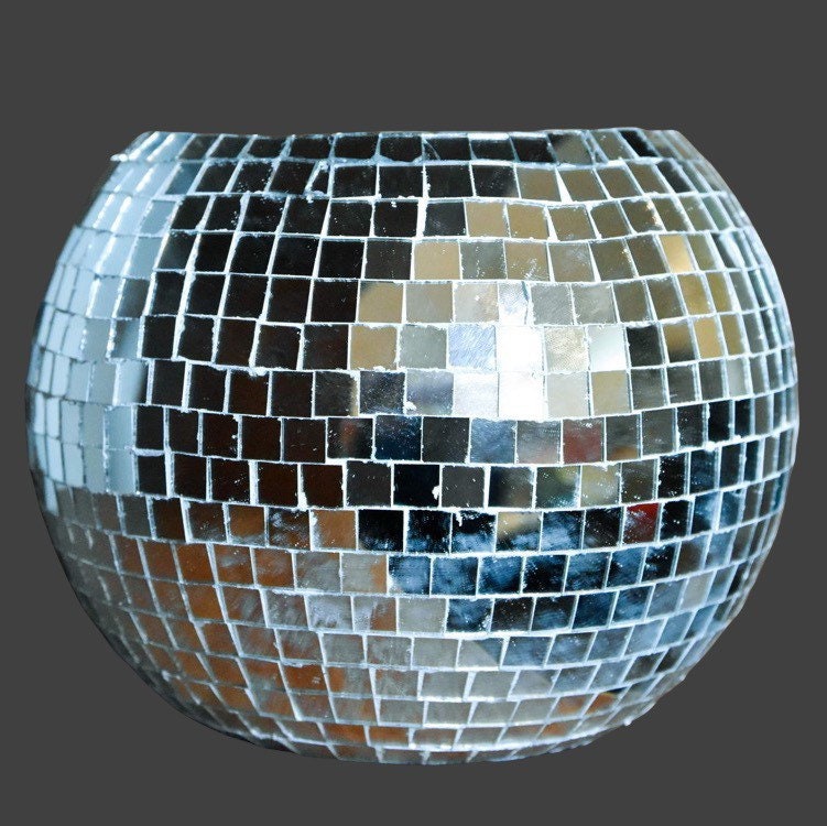 Handmade Disco Ball Planter / Free Shipping