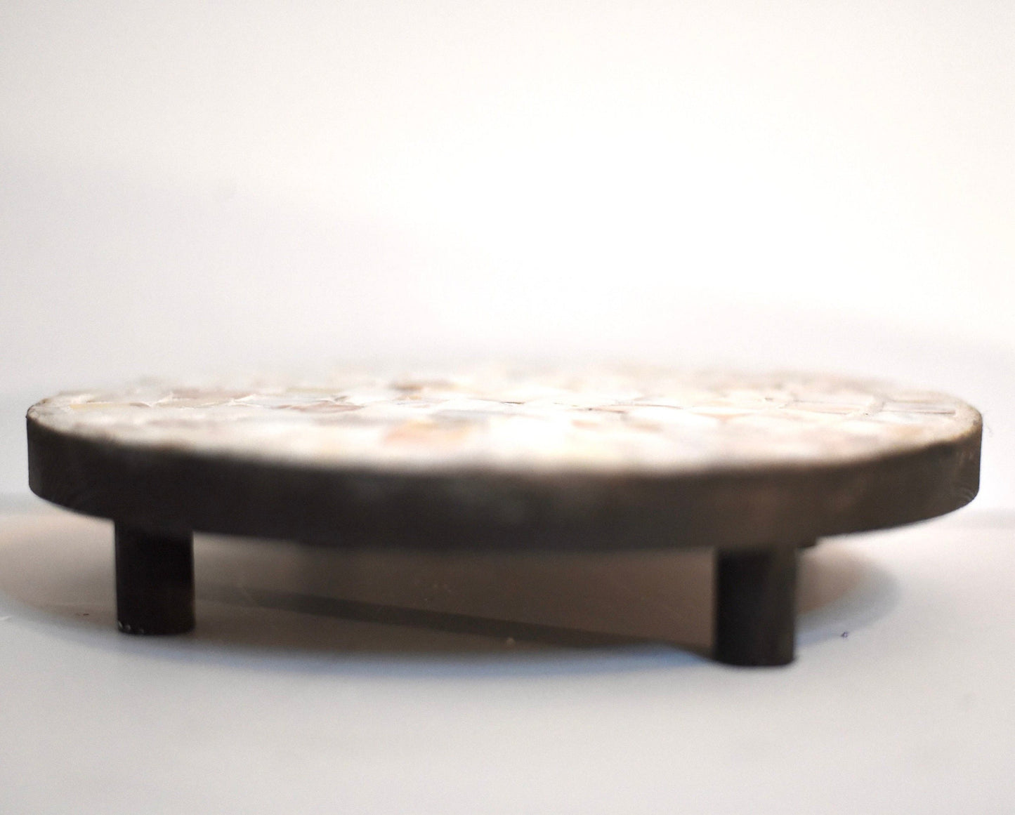 Large Mother of Pearl Decorative Stand/ Free Shipping