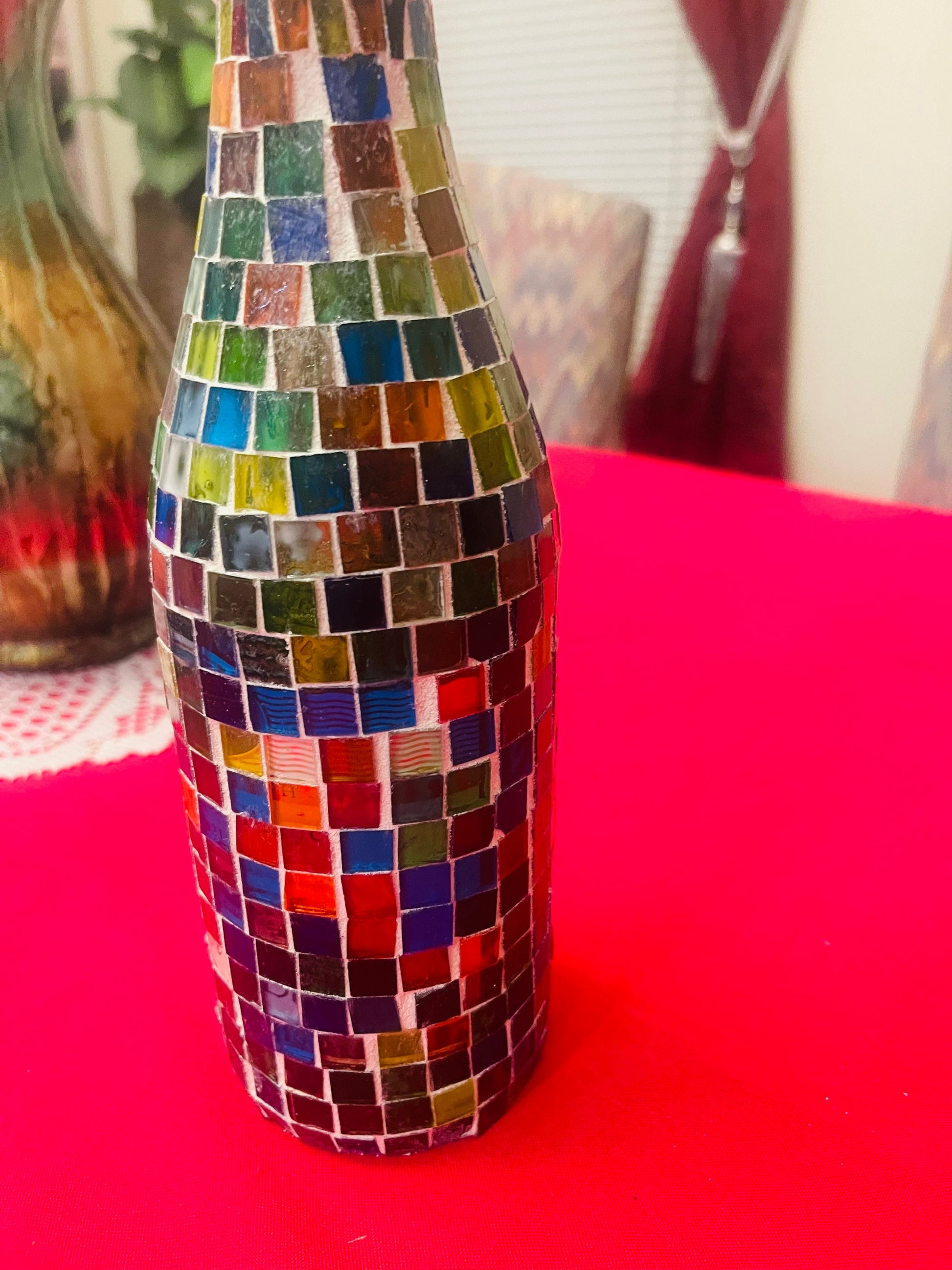 Stained Glass Look Wine Decanter