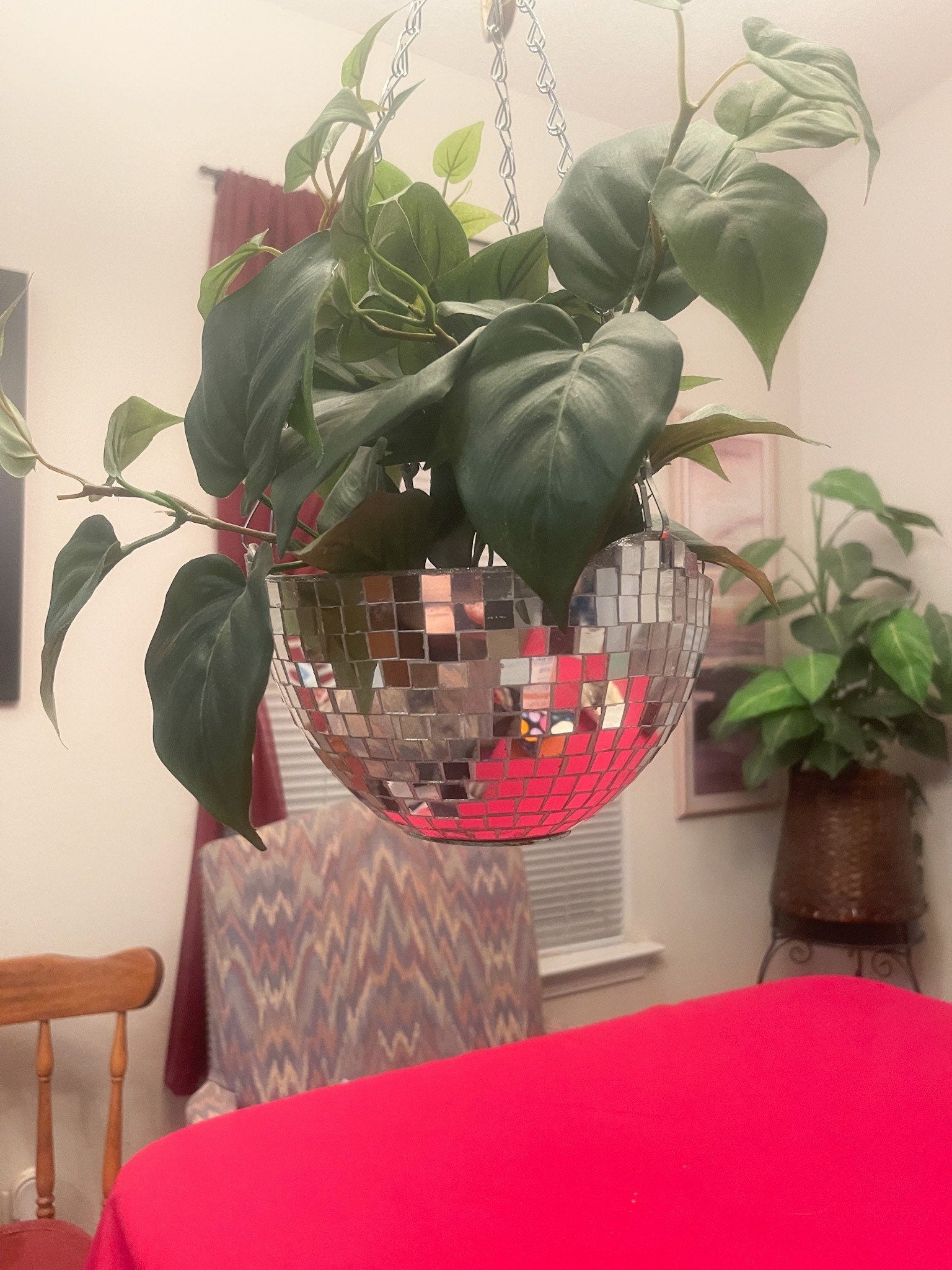 Mirrored Hanging Planter
