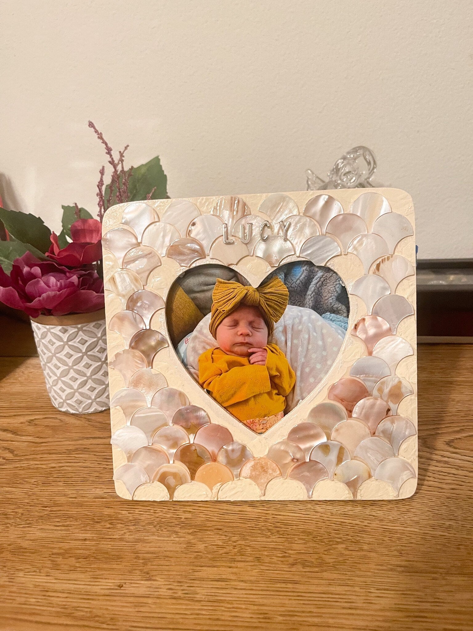 Mother of Pearl Personalized Frame