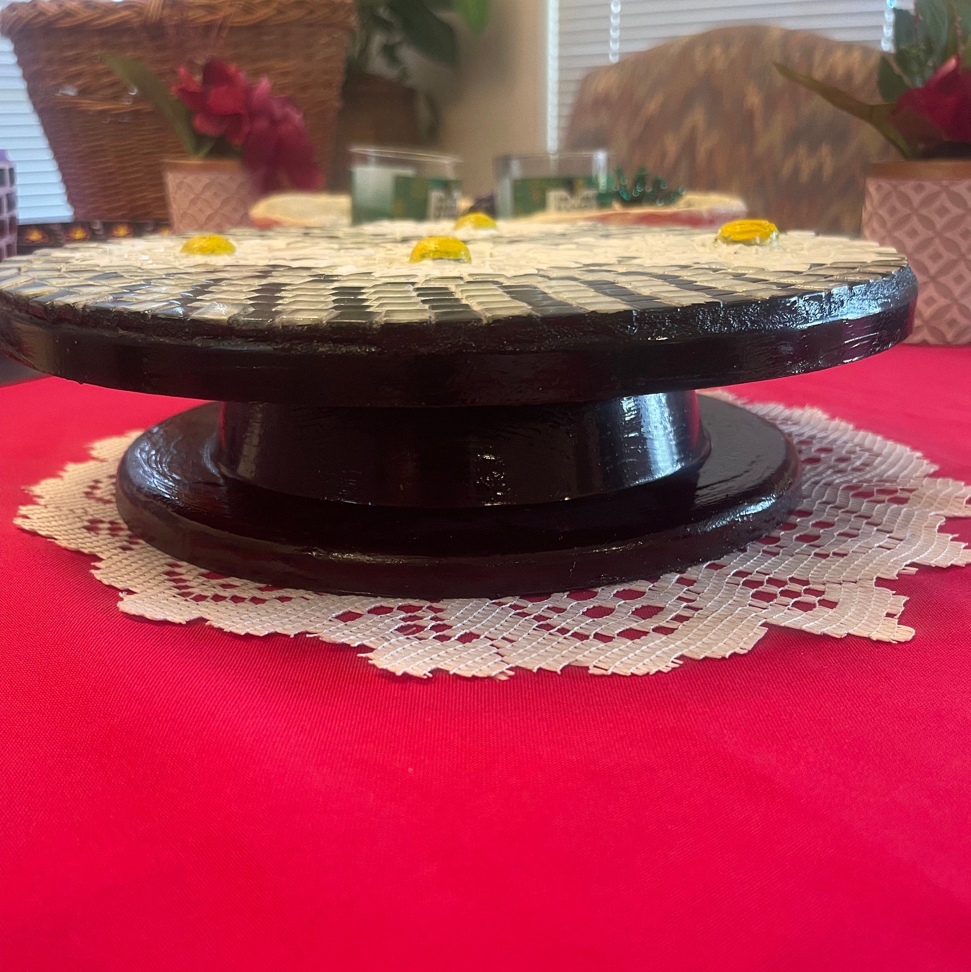 Decorated Stand For Baked Goods or Plants / Free Shipping