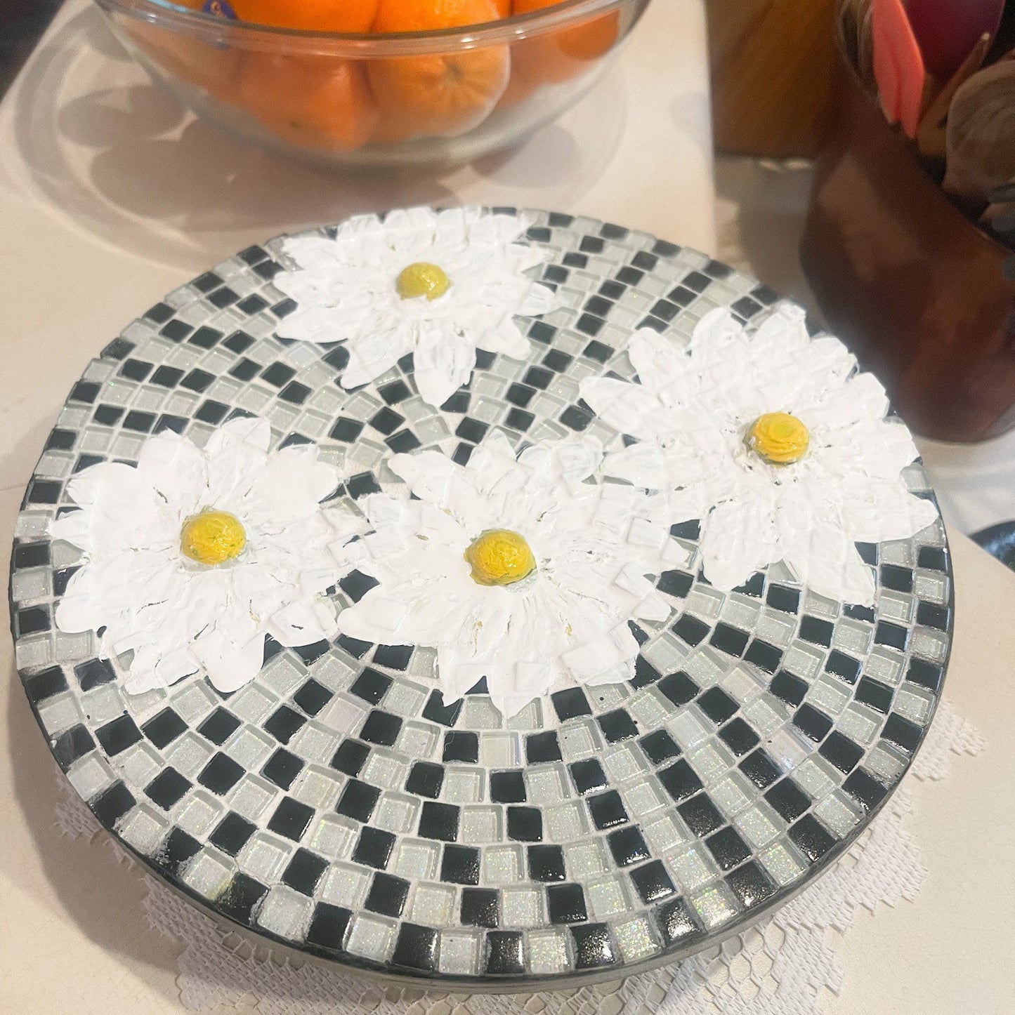 Decorated Stand For Baked Goods or Plants / Free Shipping