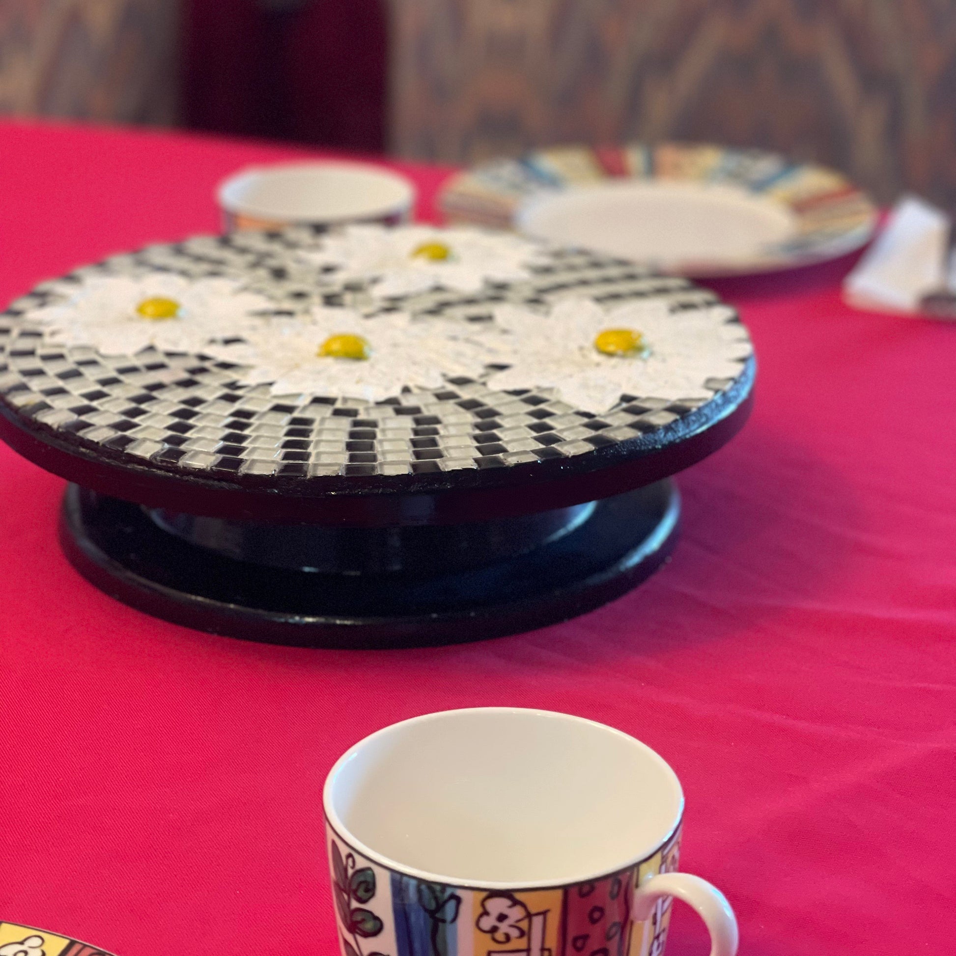 Decorated Stand For Baked Goods or Plants / Free Shipping