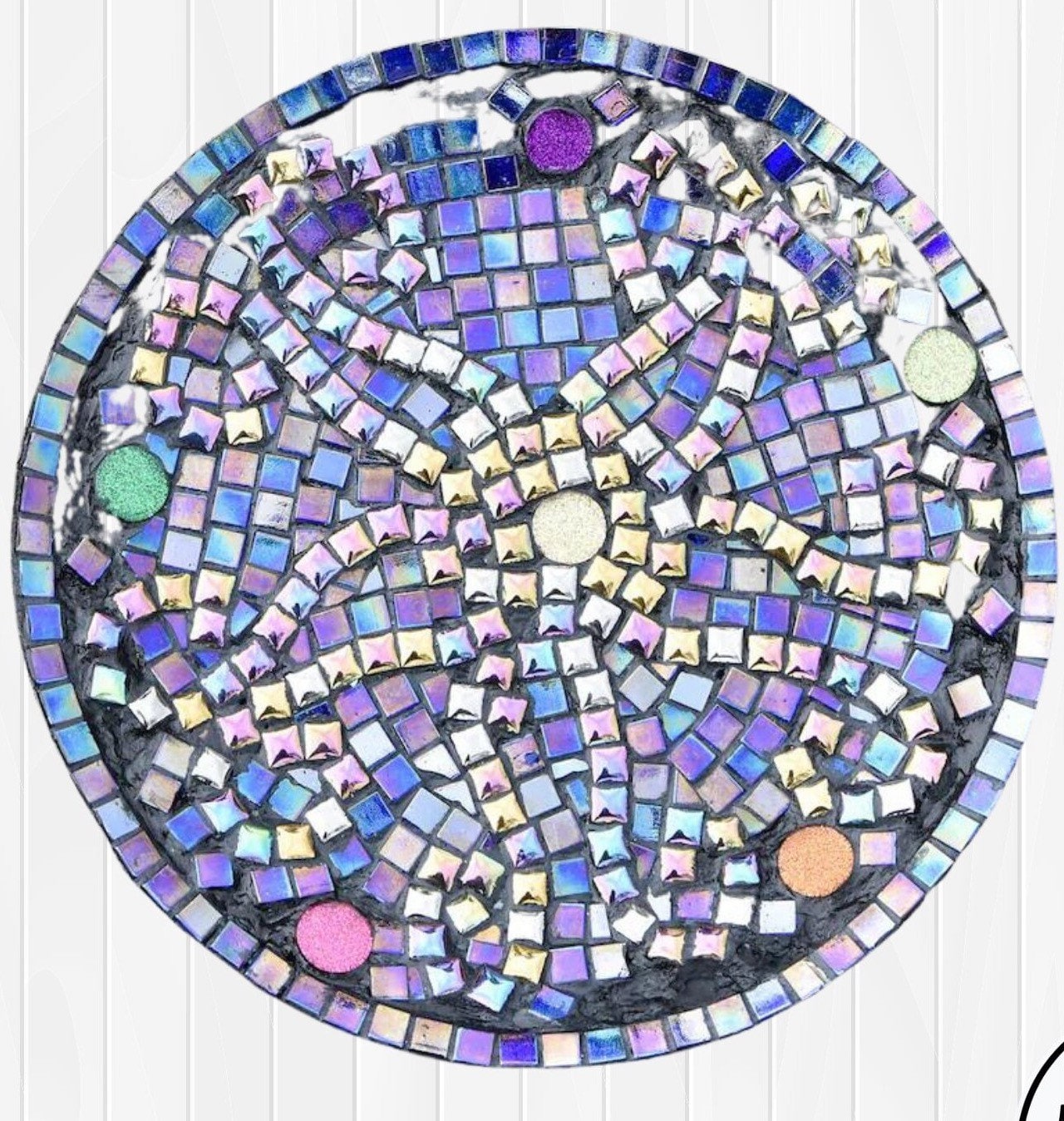 Original Unique Mosaic Wall Art// Free Shipping