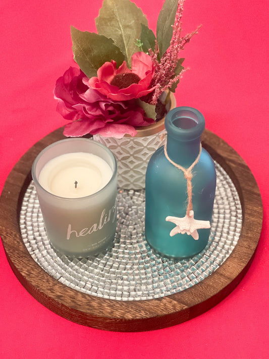 Wooden Centerpiece Plate-Free Shipping