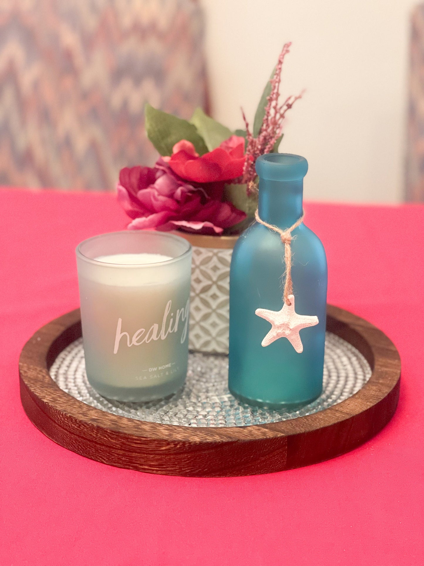 Wooden Centerpiece Plate-Free Shipping