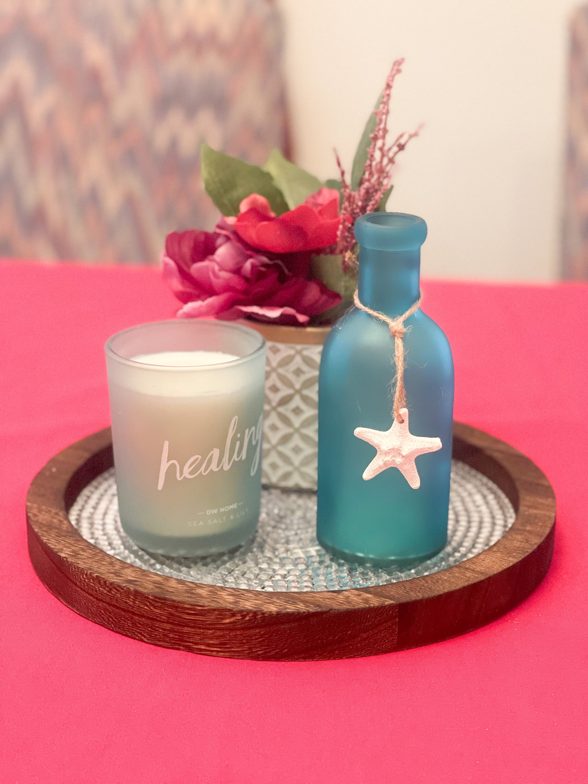Wooden Centerpiece Plate-Free Shipping
