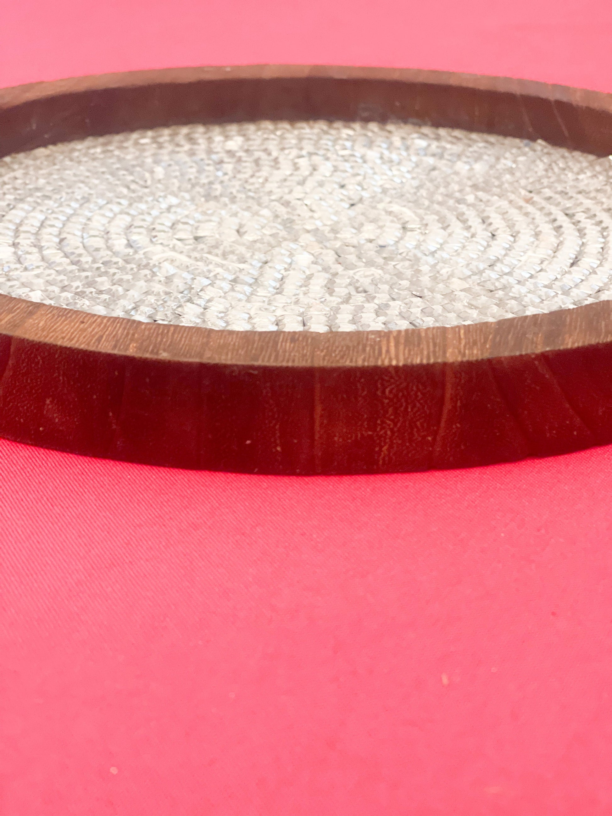 Wooden Centerpiece Plate-Free Shipping
