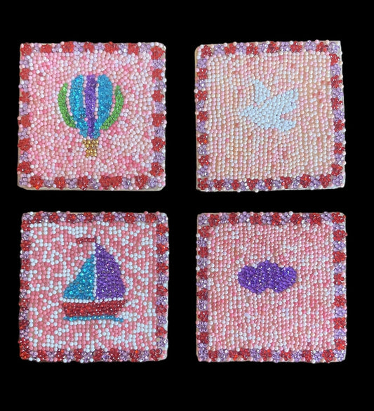 Valentine’s Day Coaster Set