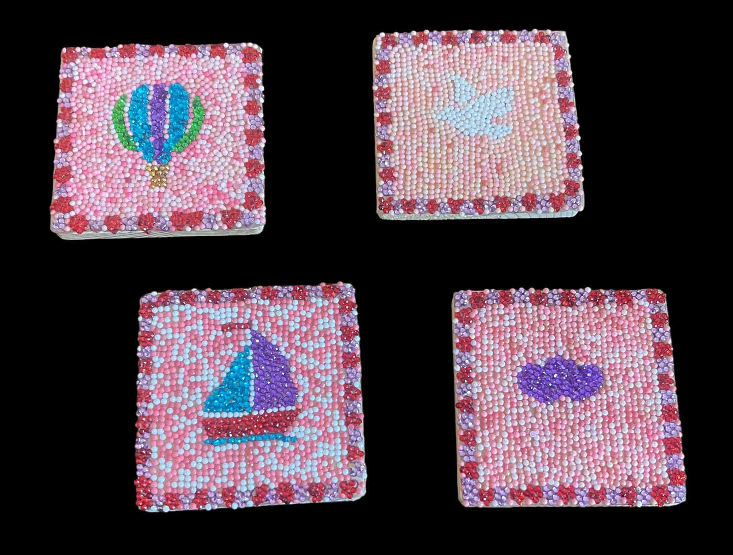 Valentine’s Day Coaster Set