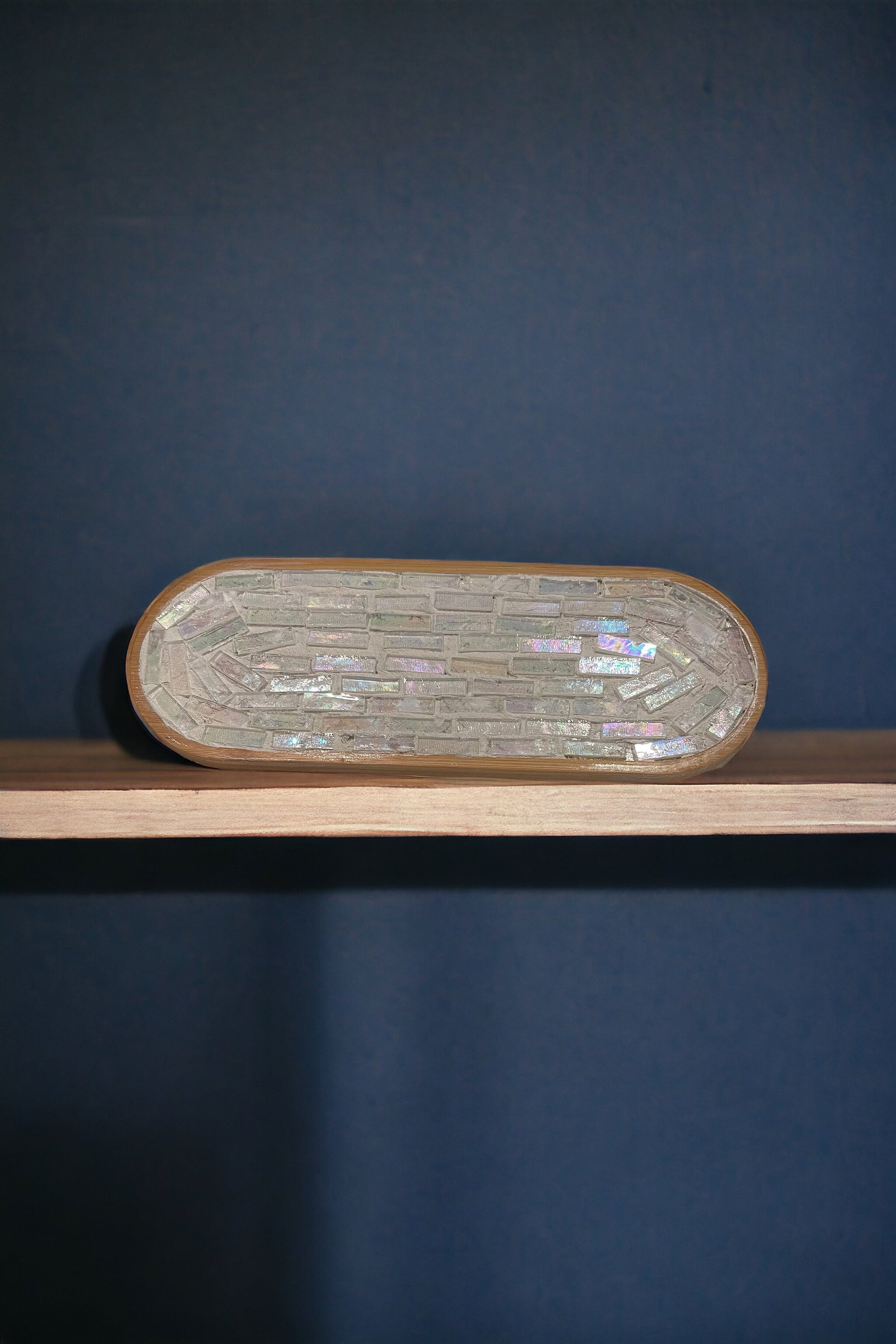 Iridescent Stained Glass Trivet/Spoon Rest/ Plant Tray